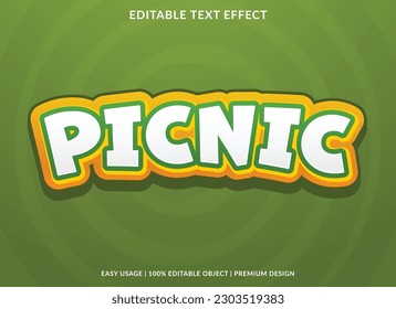 text effect editable template with abstract font style use for typography brand and logo	
