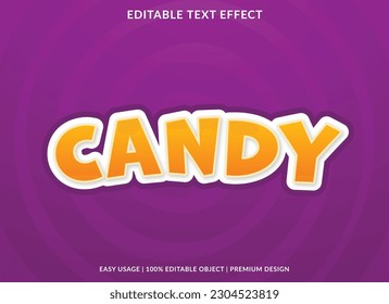 text effect editable template with abstract font style use for typography brand and logo