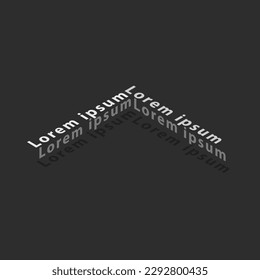 Text effect editable vector design. Isometric text effect style with california los angeles word.

