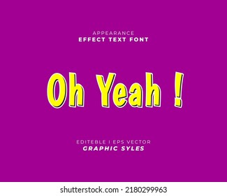 text effect font 3D color. suitable for use in the effect of business promotion texts and campaigns. easy to use in graphic styles settings