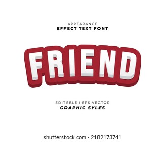 text effect font 3D color. suitable for use in the effect of business promotion texts and campaigns. easy to use in graphic styles settings