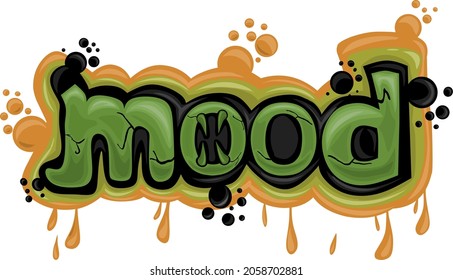 graffiti de efecto de texto con ánimo de escritura