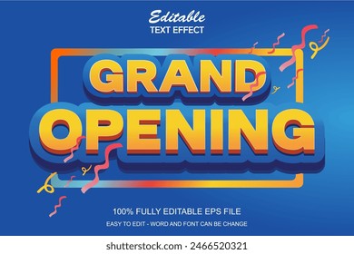 TEXT EFFECT GRAND OPENING EPS FILE