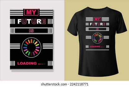 Text effect Luxury modern t-shirt design.