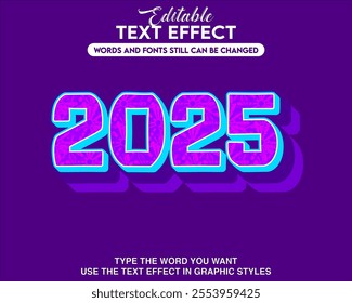 Text effect modern style 2025 theme