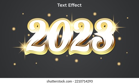 Text Effect New year 2023