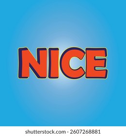 Text effect with nice typography