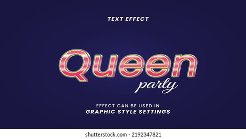 texto de efecto de tipo de letra vectorial editable