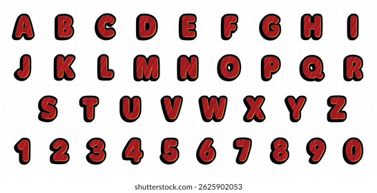 text effect style letter design vector
