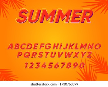 text effect summer season for your headline