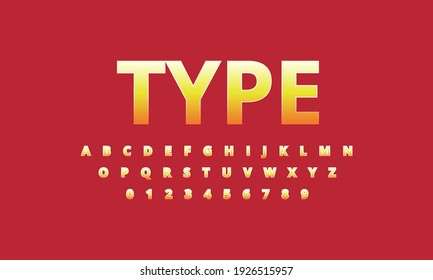 text effect type font alphabet