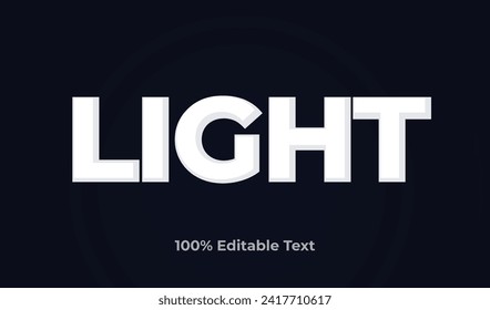 efecto de texto con color blanco