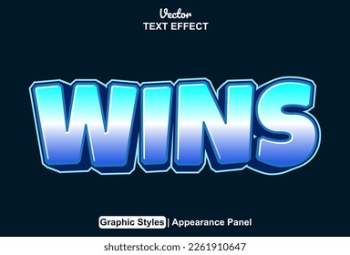 text effect wins with graphic style and is editable.