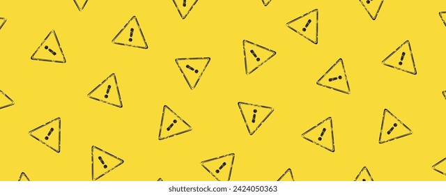 texto con signo de exclamación sobre fondo blanco