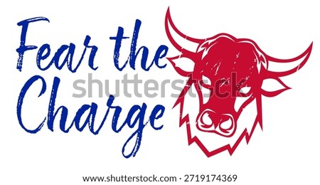 “Buffalo strength” text featuring a buffalo, in red and royal blue tones. A bold, urban style perfect for sports-inspired street art and graffiti.
