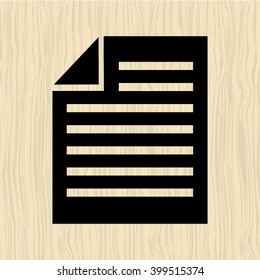 text file icon design 