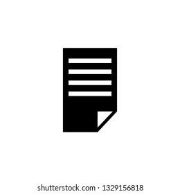 Text file icon. Document icon . File sign design