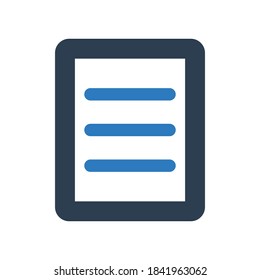 Text file icon.page,list (vector illustration)