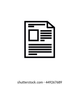 text file  isolated icon design