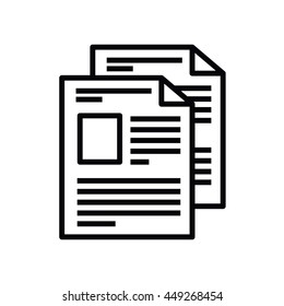 text file  isolated icon design