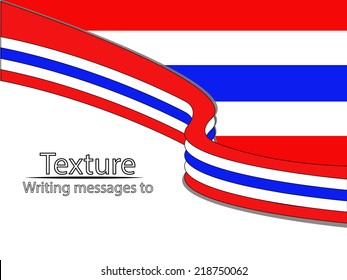 Text Flag Thai National Stock Vector (Royalty Free) 218750062 ...