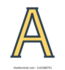 text font alphabet 