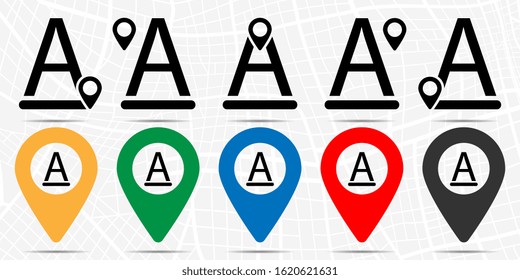 text, font icon. Simple glyph vector of text editor set icons for UI and UX, website or mobile application on white background