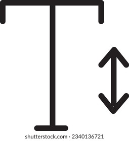 Rahmensymbol für Schriftartgröße