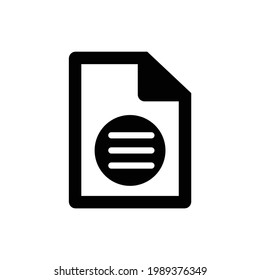 Text Form icon. Text Form icon in vector illustration. Black illustration isolated for graphic and web design.