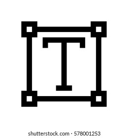 Text format mini line, icon, background and graphic. The icon is black and white, linear  flat, vector, pixel perfect, minimal, suitable for web and print. 