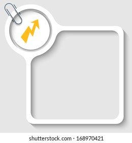 text frame for any text with flash and paper clip