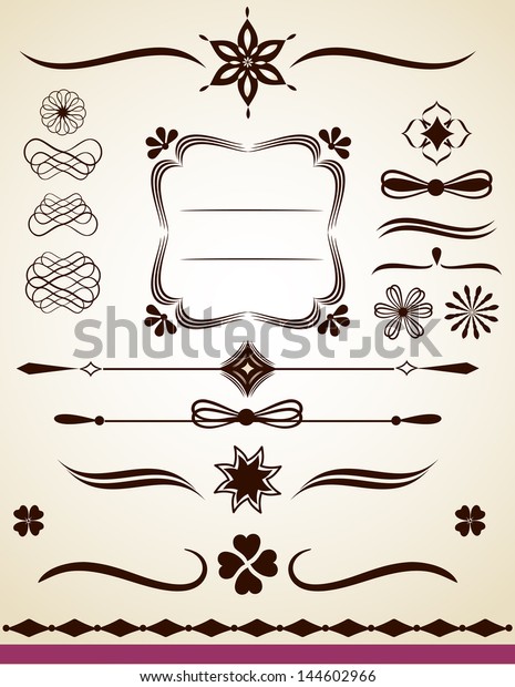 Text frame, border, dividers and\
decorations, jpg format of this image is also\
available