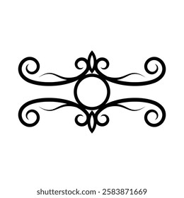 Text frame borders, ornate underline typographical element