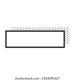 text frame box line. vector illustration.