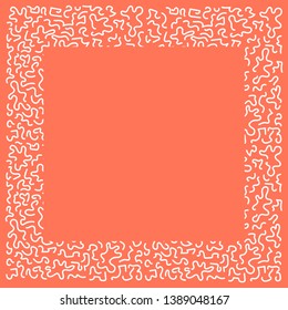 Text frame, card design, posters, invitations. Doodle hand drawn. Background.Vector illustration