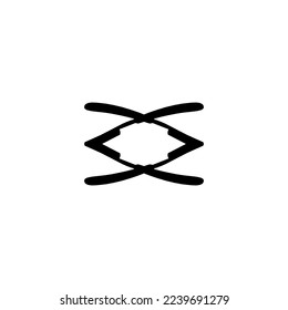 Text frame icon. Simple style big sale poster background symbol. logo design element. T-shirt printing. Vector for sticker.