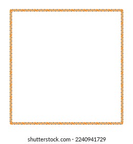 Text frame icon. Simple style big sale poster background symbol. logo design element. T-shirt printing. Vector for sticker.