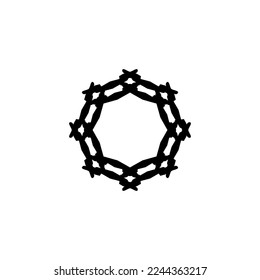 Text frame icon. Simple style big sale poster background symbol. logo design element. T-shirt printing. Vector for sticker.