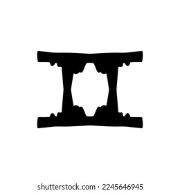 Text frame icon. Simple style big sale poster background symbol. logo design element. T-shirt printing. Vector for sticker.