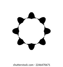 Text frame icon. Simple style big sale poster background symbol. logo design element. T-shirt printing. Vector for sticker.