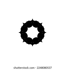 Text frame icon. Simple style big sale poster background symbol. logo design element. T-shirt printing. Vector for sticker.