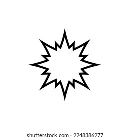 Text frame icon. Simple style big sale poster background symbol. logo design element. T-shirt printing. Vector for sticker.