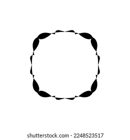 Text frame icon. Simple style big sale poster background symbol. logo design element. T-shirt printing. Vector for sticker.