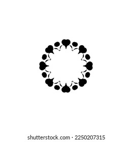 Text frame icon. Simple style big sale poster background symbol. logo design element. T-shirt printing. Vector for sticker.