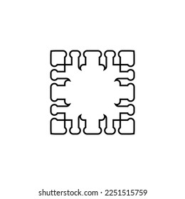 Text frame icon. Simple style big sale poster background symbol. logo design element. T-shirt printing. Vector for sticker.