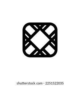 Text frame icon. Simple style big sale poster background symbol. logo design element. T-shirt printing. Vector for sticker.