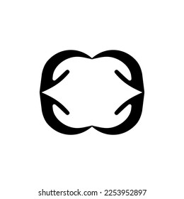 Text frame icon. Simple style big sale poster background symbol. logo design element. T-shirt printing. Vector for sticker.