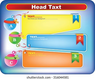 text frame info-graphic