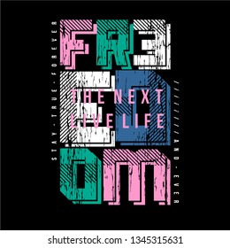 text frame slogan graphic typography design vector for ready print t shirt