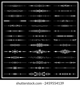 Conjunto de iconos de línea fina de marco de texto. Elementos de Vector árabe oriental. colección lineal de Plantilla de monograma de diseño vintage, patrón ornamentado. Decoración florida simple símbolo negro Ilustración vectorial aislada